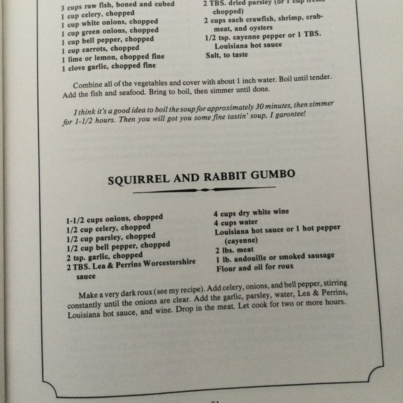 Cajun Cookbook  1984  Vintage - Picture 9 of 10